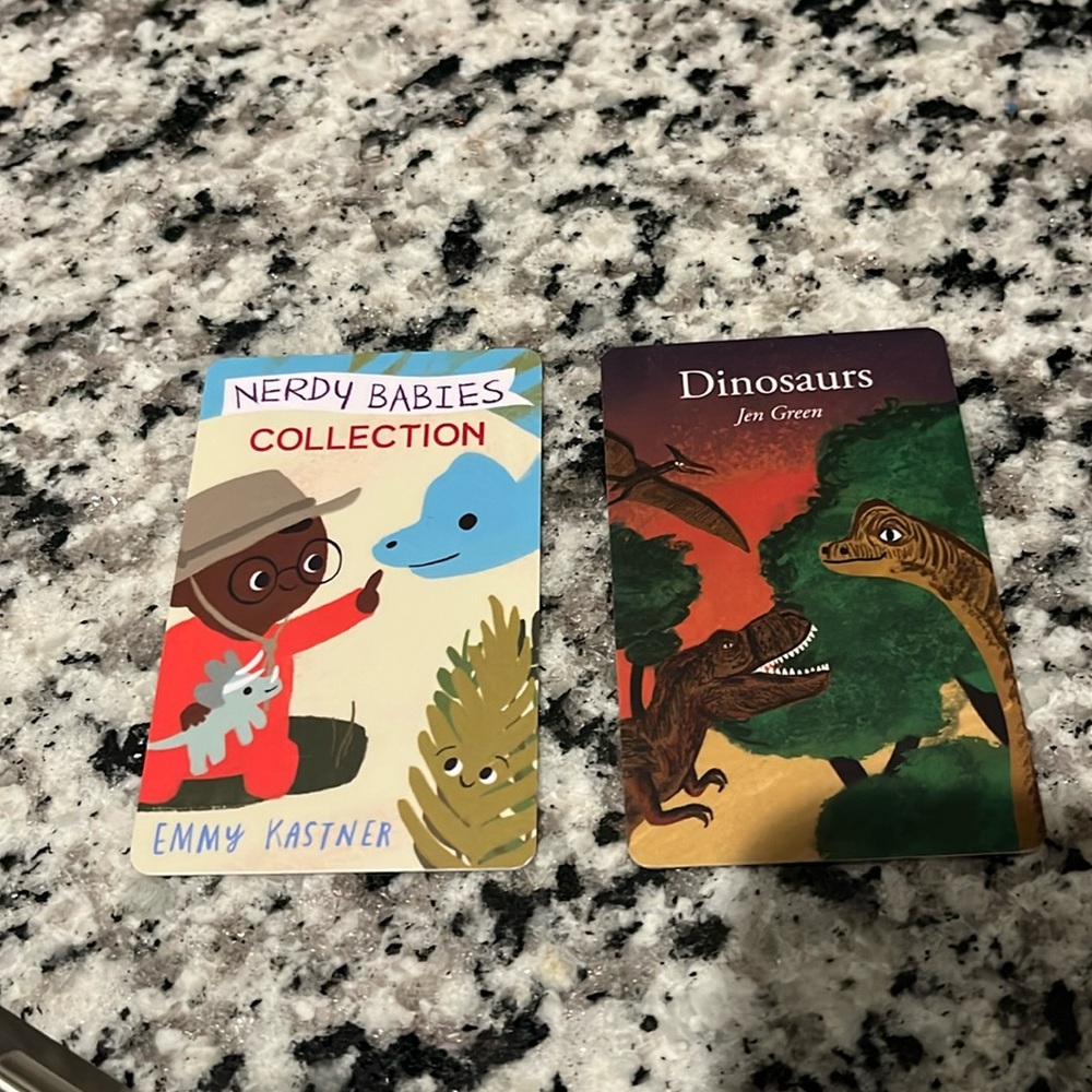 Set of 2 Yoto dinosaur cards